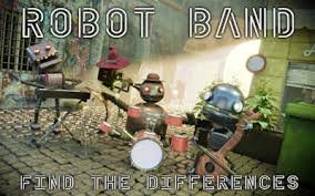 Robot Band Find the differences